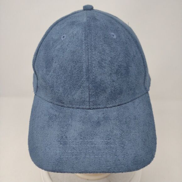 Unbranded Snapback Hat Blue OSFA Adjustable Vented Holes 6 Panel Blank - Picture 2 of 8